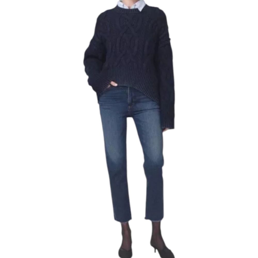 Citizens of Humanity Daphne Cropped High Rise Stovepipe Jeans